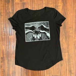 Lululemon Love Tee black with graphic size 10